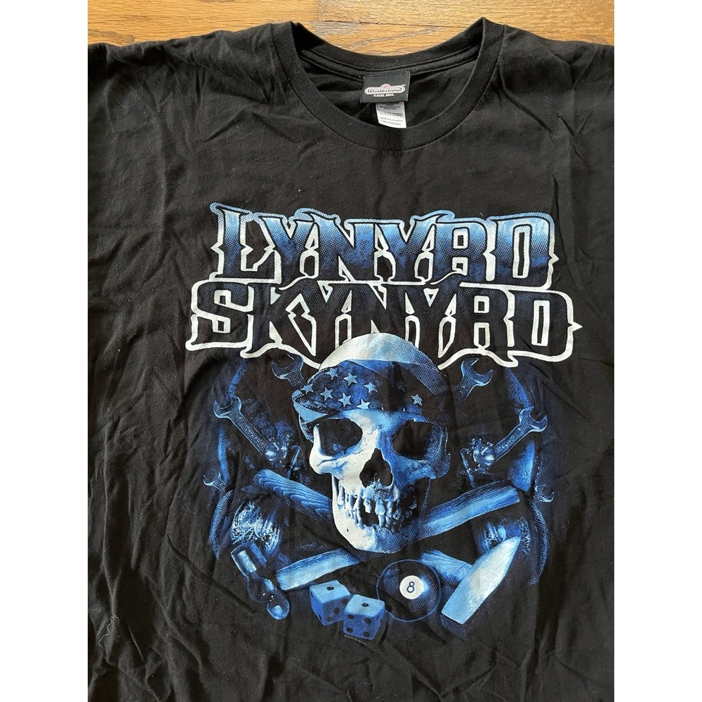 Lynyrd Skynyrd 2006 Skull 8 Ball Shirt Sz XL Winterland Tag Classic Rock Band